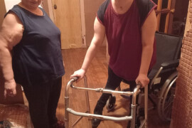 Девушка-инвалид из Наро-Фоминска получила новое средство реабилитации