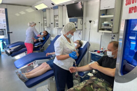 Сотрудники Росгвардии сдали более 20 литров крови