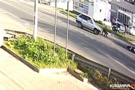 Мотоциклист попал в ДТП на улице Стрелецкой в Кашире-1