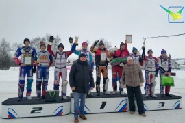 Второй день соревнования по мотогонкам на льду завершился в Луховицах