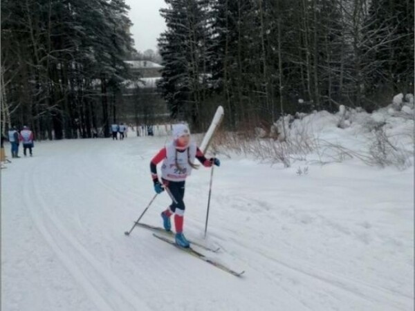 Лыжница из Серпухова выступила на областных соревнованиях