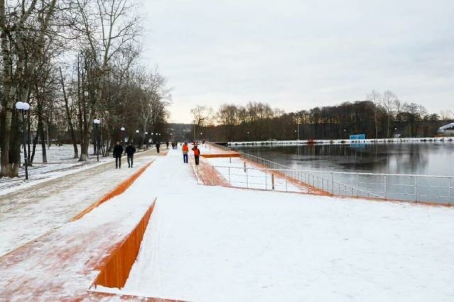 Первый этап реконструкции парка Серпухова подходит к концу