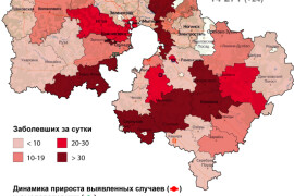 Новых 55 случаев заболевания вирусом в Серпухове