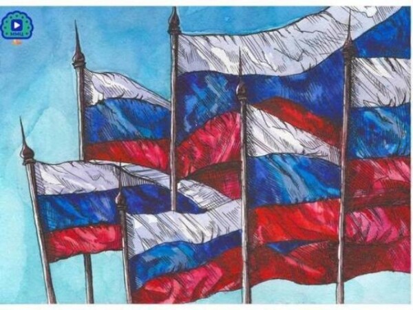 Жительница Серпухова создала уникальные открытки в цветах триколора
