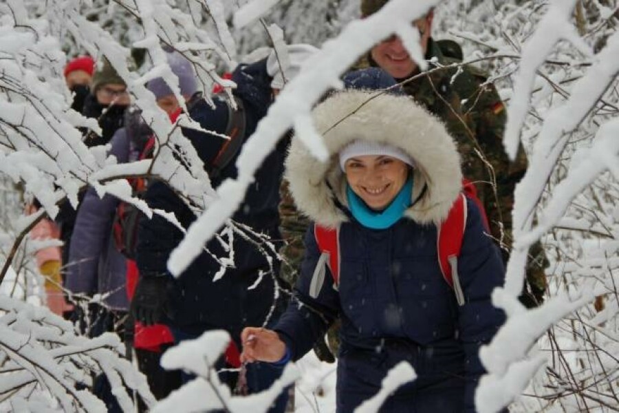 Свой праздник волонтеры с теплом встретили в заповеднике Серпухова