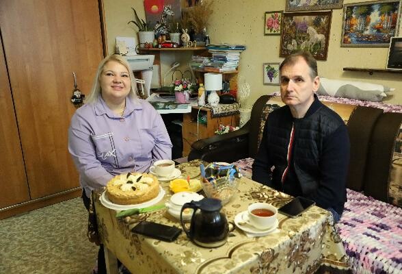 Председатель Совета депутатов Серпухова Игорь Ермаков встретился с семьей добровольца Сергея