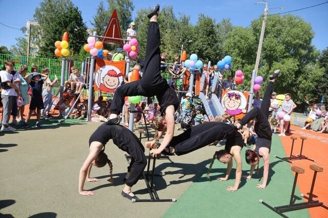 Торжественное открытие детской площадки состоится в посёлке Большевик
