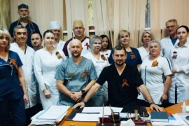 Серпуховская больница приняла участие в акции «Георгиевская лента»