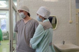 Студенты медколледжа проходят практику в Центральной городской больнице Электростали.